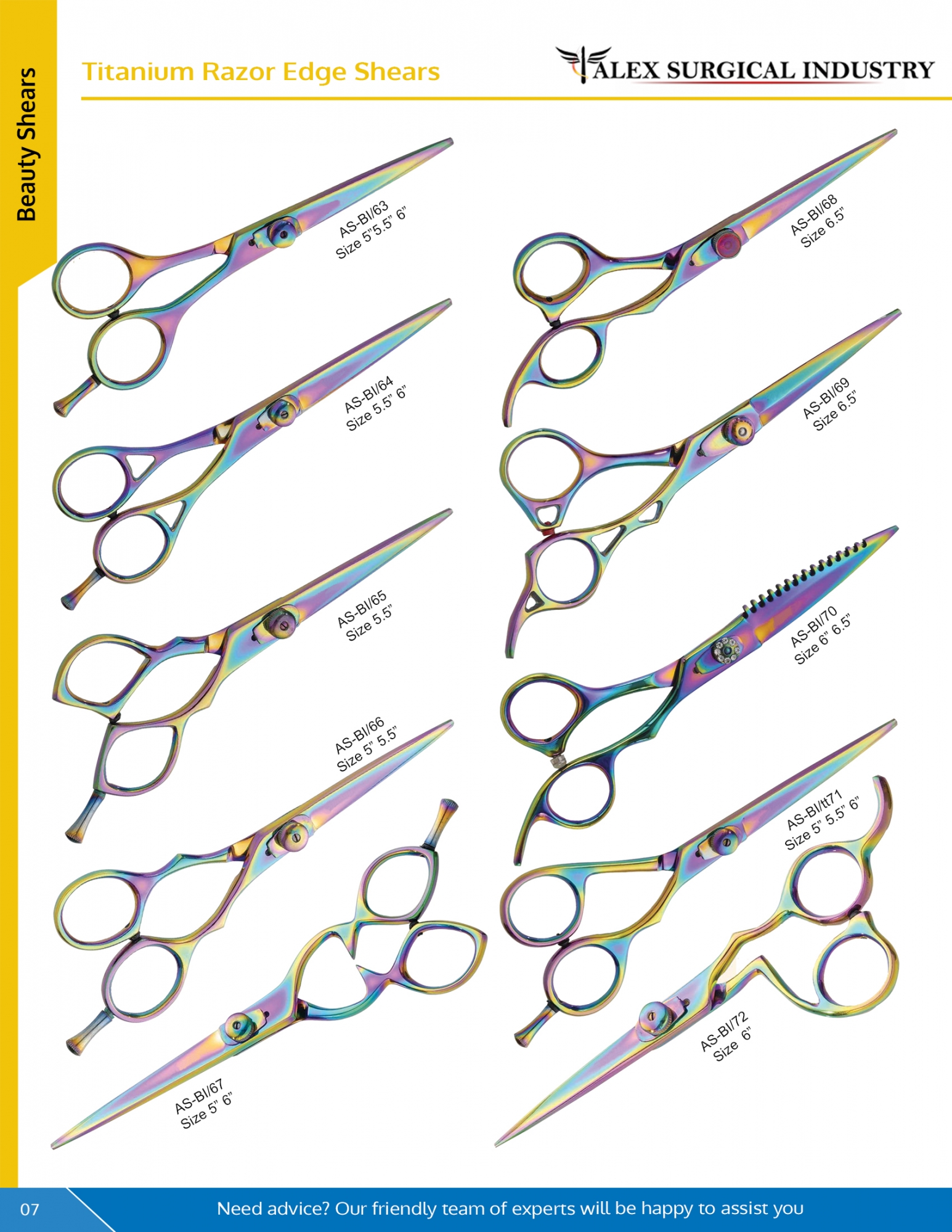 Titanium Razor Edge Shears